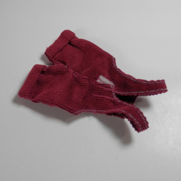 2015 Lottie Doll Stargazer Outfit Red Corduroy Overalls For 7.5" Dolls Arklu Toy - Picture 4 of 4